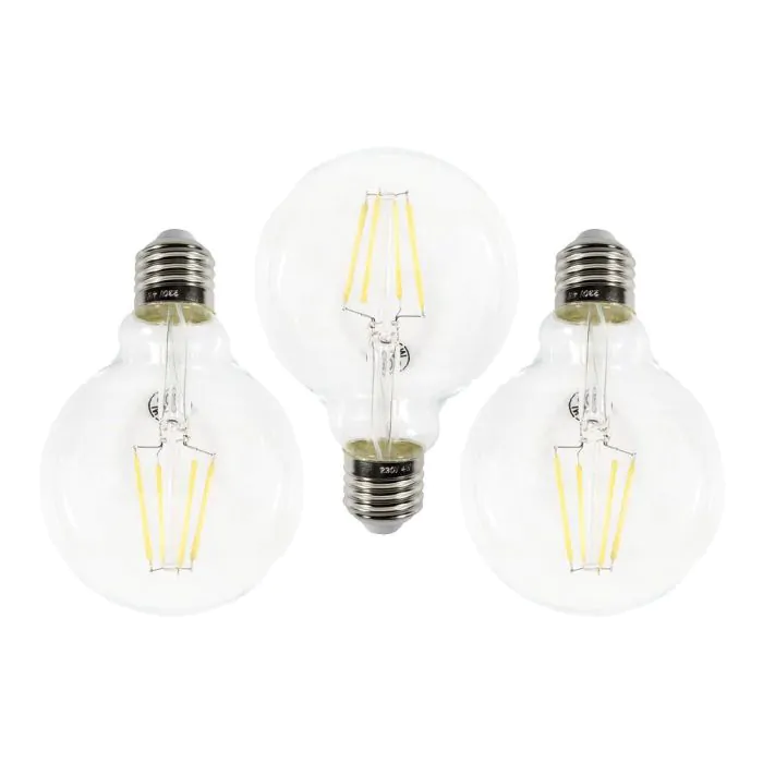Led bulb e27 globe clear hot sale