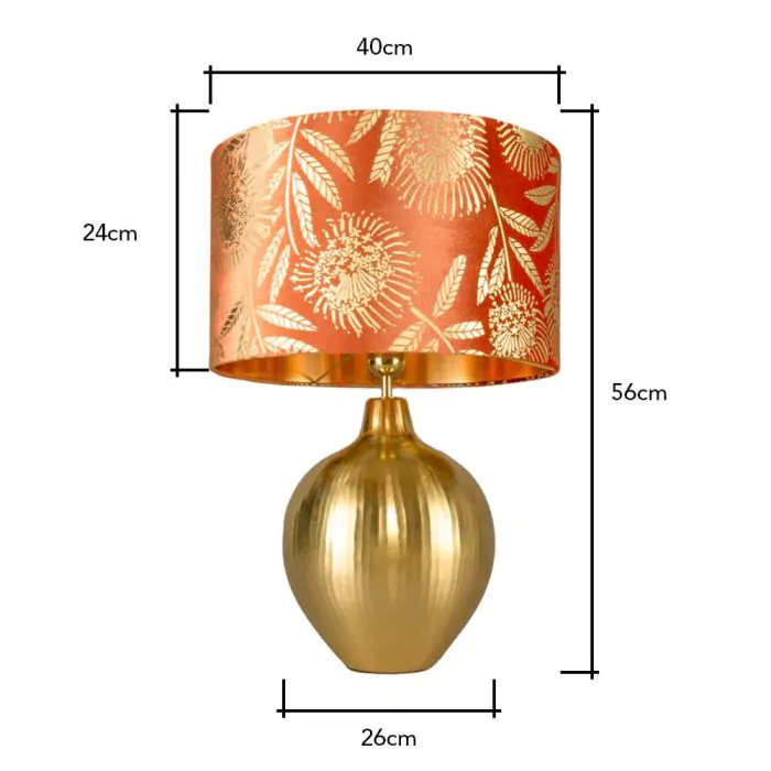Tree shaped outlet table lamp