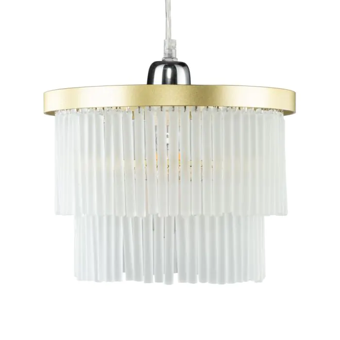 Aubrey Easyfit Lamp Shade Brass BHS