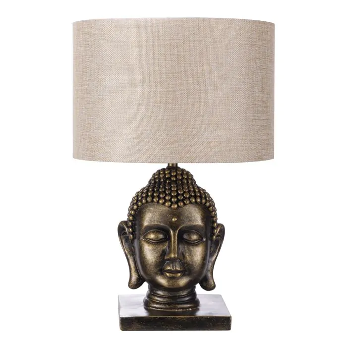 Buddha Table Lamp Gold BHS