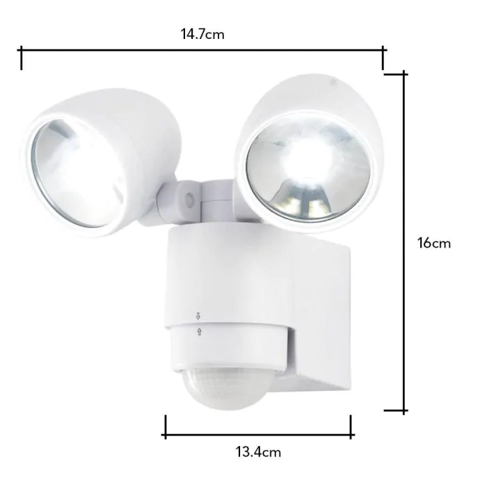 Twin spotlight sales with sensor