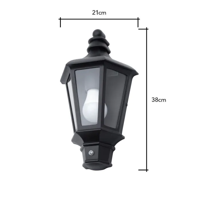 Half lantern on sale outdoor wall light