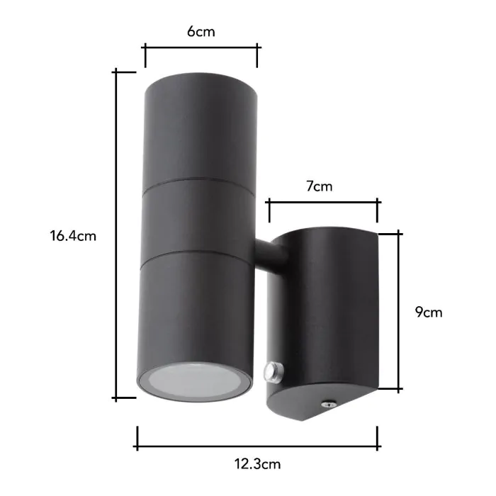 Up and down light with photocell deals