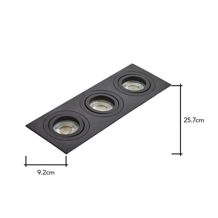 Adjustable gu10 recessed downlight outlet