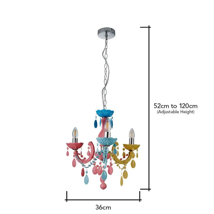 Quirky chandelier top