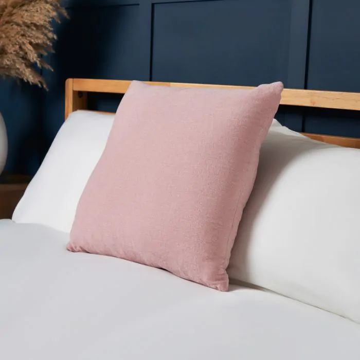 Chenille Cushion Blush BHS