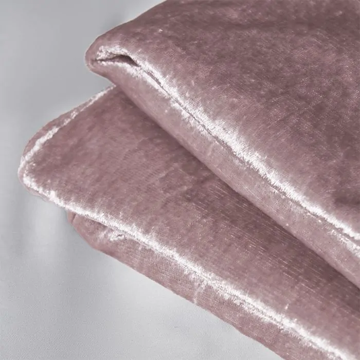 Blush pink best sale crushed velvet throw