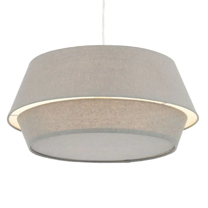 Linen drum shade sale