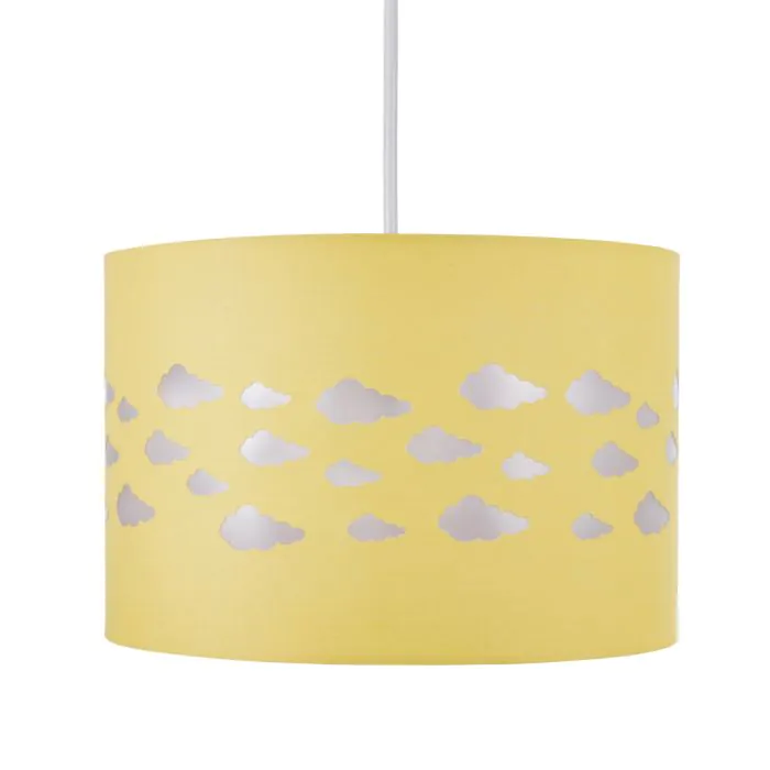 Glow Clouds Easy Fit Light Shade Ochre BHS