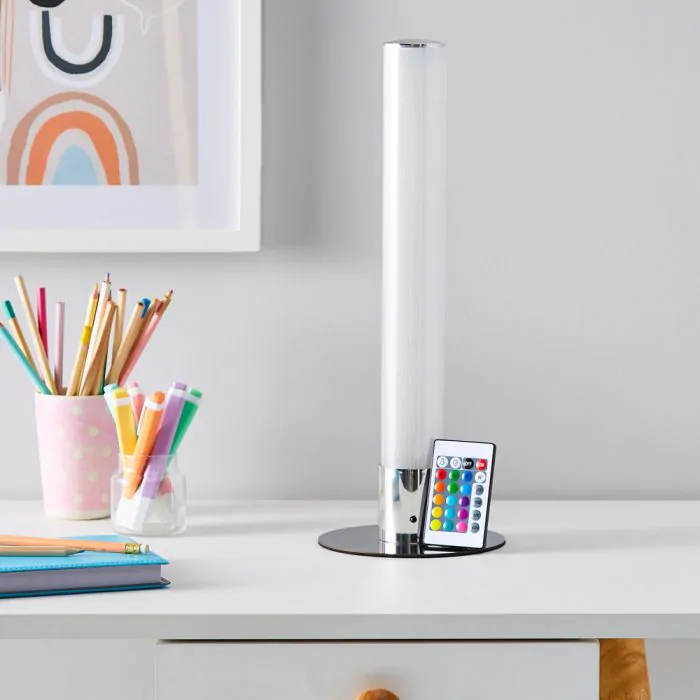 Glow cylinder table lamp best sale