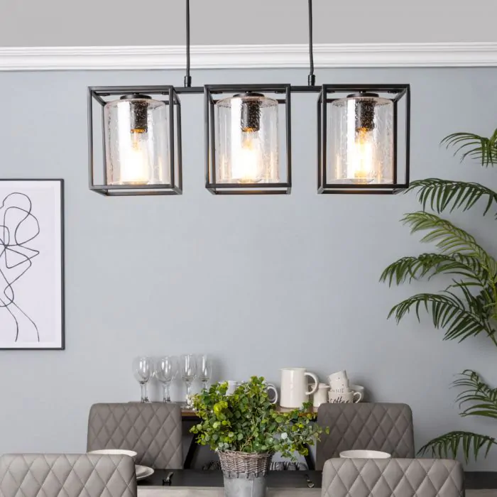 Black bar shop ceiling light