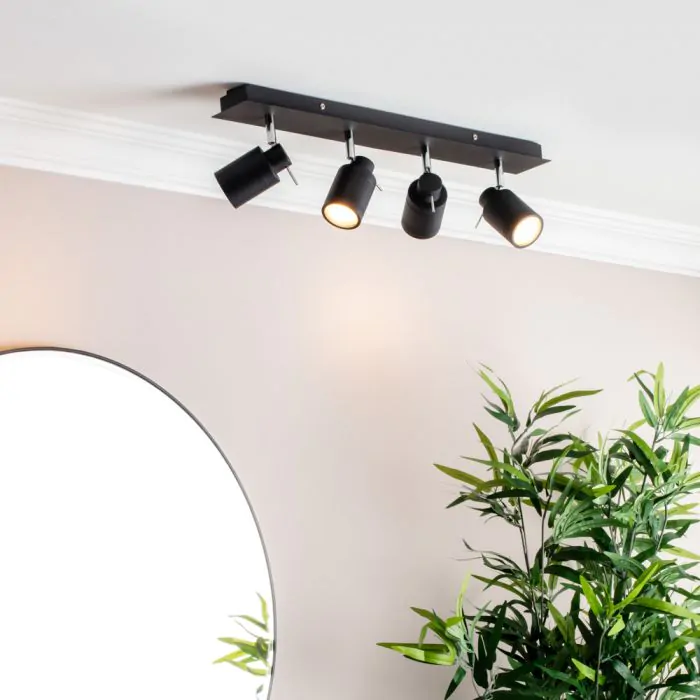 Black spotlight sales ceiling light
