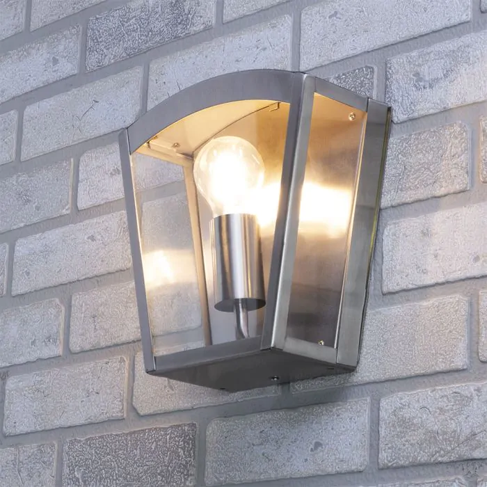 Curved outdoor wall light hot sale
