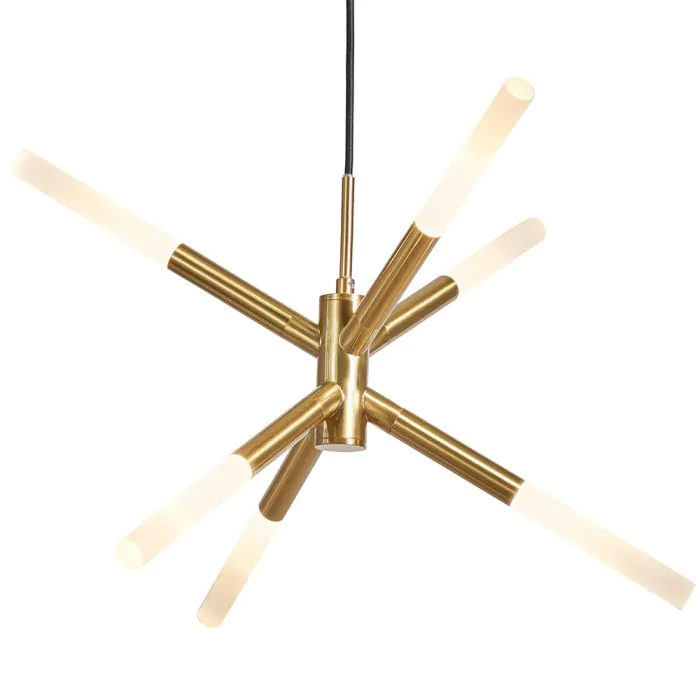 Maeve LED Ceiling Pendant Brass BHS