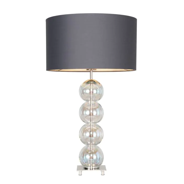 Table lamp with glass balls hot sale