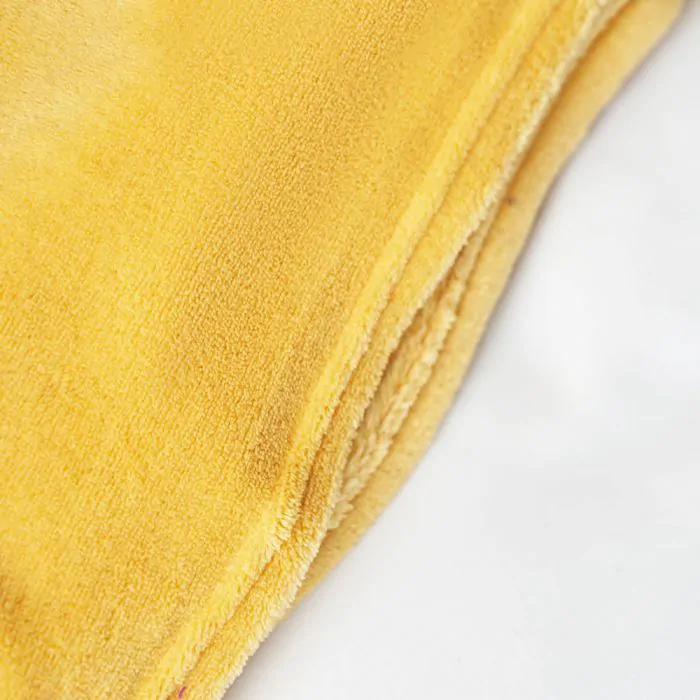 Microfleece Throw Ochre BHS