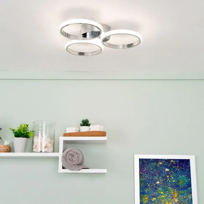 Sula Led Rings Bathroom Flush Ceiling