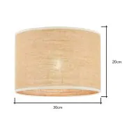 Darice small lamp shade burlap sale
