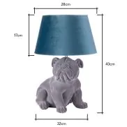 Flocked clearance animal lamp