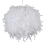 Feather lightshade white deals
