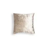 Luxury Crushed Velvet Cushion Champagne BHS