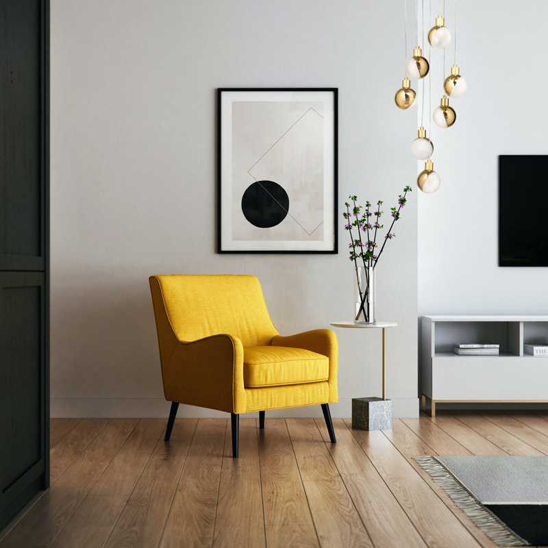Cleveland Cluster Pendant Brass