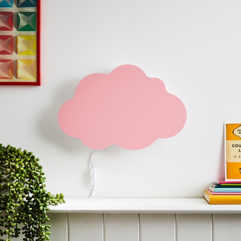 Glow Cloud Wall Lamp in Pink