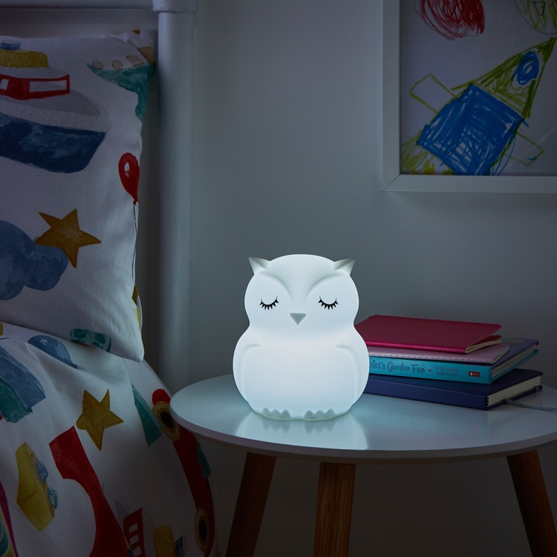 The Glow Owl Colour Changing Night Light