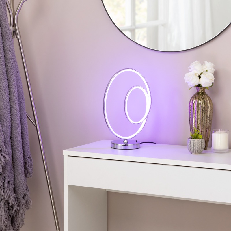 Renzo colour changing table lamp